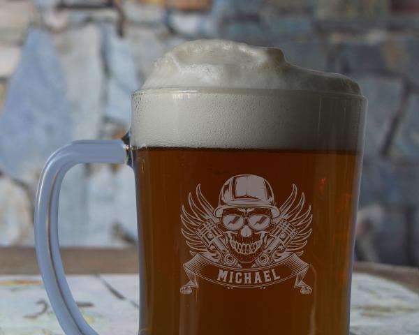 Beer mug Skull
